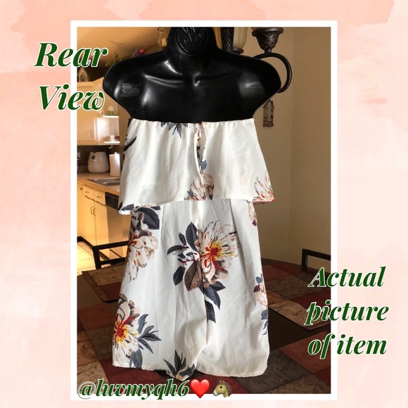 Ruffle Floral Romper 🎉HP🎉 - Picture 4 of 4